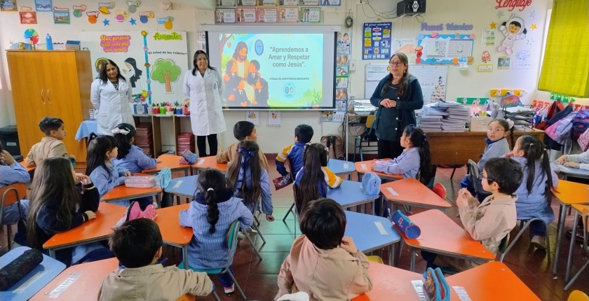 Estudiantes de Kínder participan en un Taller de Convivencia Escolar